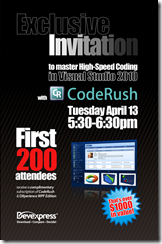 Amazing CodeRush Session Giveaway