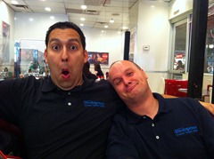 Seth Juarez and Jeff Cosby having fun at TechEd 2011