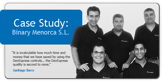 Case Study: Binary Menorca S.L. creates powerful ERP using DevExpress