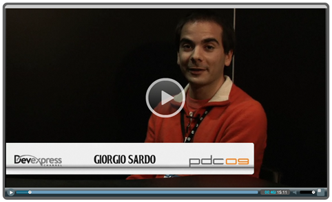 PDC Video: Giorgio Sardo Discusses Internet Explorer