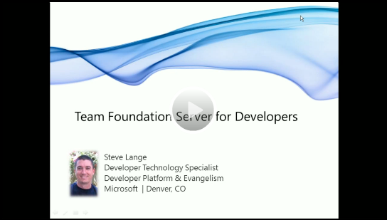 Video: Team Foundation Server for Developers