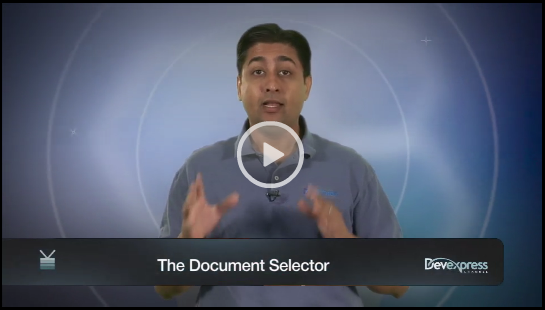 Video: DevExpress ASP.NET HTML Editor - Document Selector
