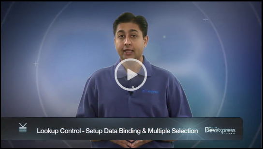 Video&ndash;ASP.NET GridLookUp&ndash;Setup DataBinding and Multiple Selection