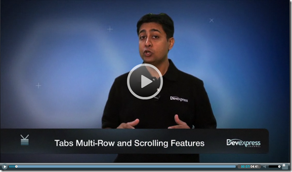 Video: ASP.NET Tab Scrolling and Multi-row