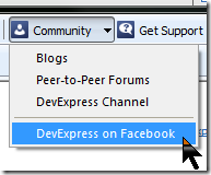 DevExpress community links