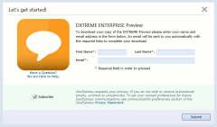 DXTREME Trial Download page