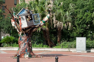 Monument to the effects of Hurricane Katrina