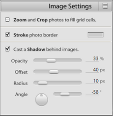 Adobe Photoshop Image Settings