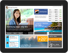 DevExpress iPad TouchBoard App