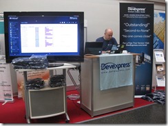 The DevExpress booth at BASTA