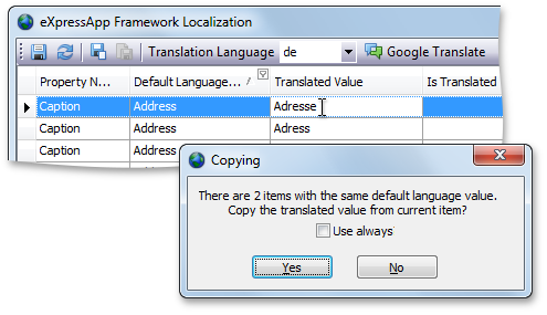 Copying Dialog Copying Dialog