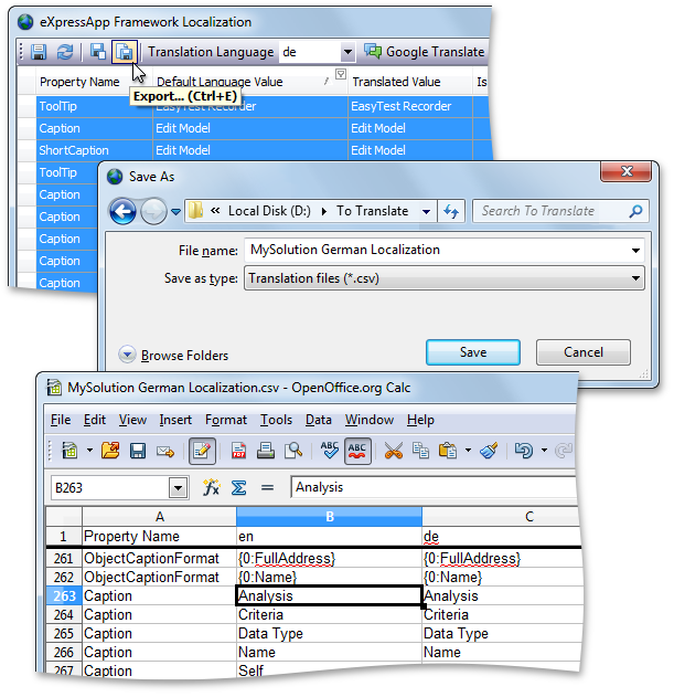 Localization Import/Export Localization Import/Export