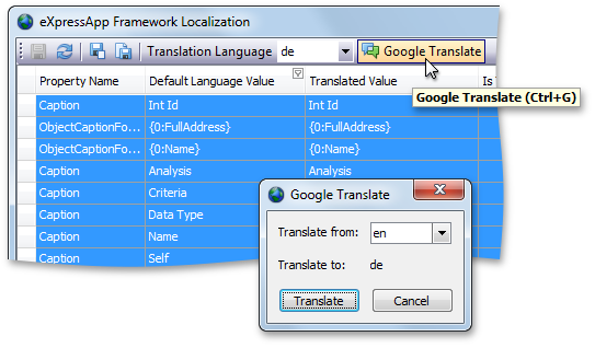 Using Google Translate From The Localization Form Using Google Translate From The Localization Form
