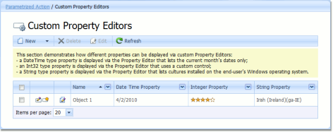 XAF Custom Property Editors