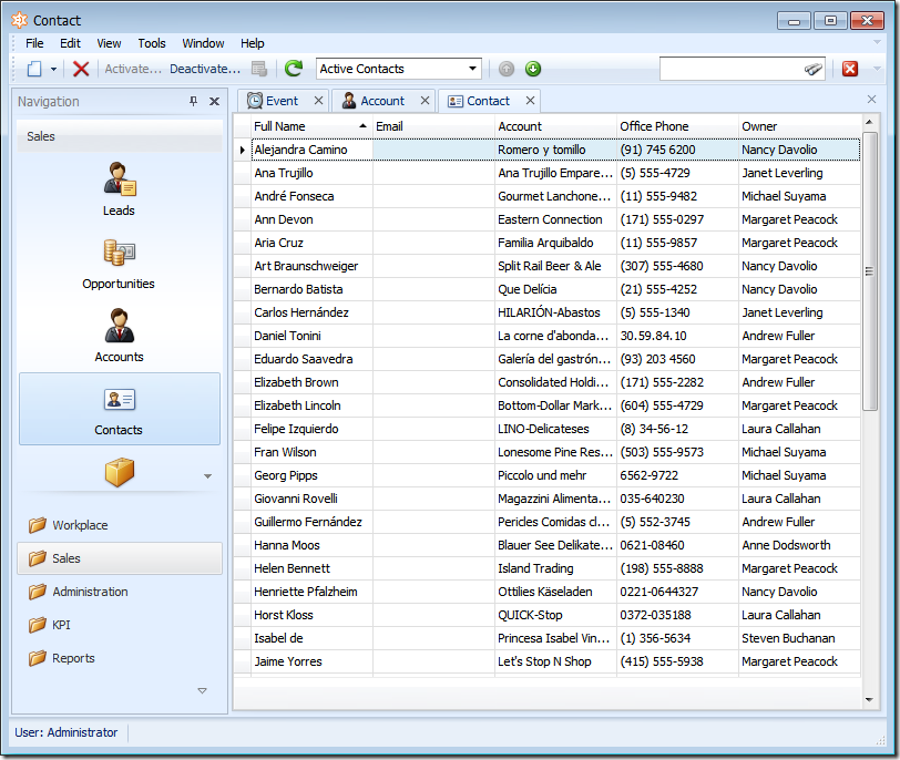Contact List