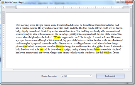 Implementing a Highlight Matches Feature in teh XtraRichEdit Control