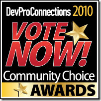 DevProConnections Community Choice Awards