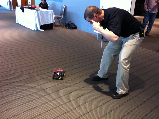 Duthie controls a robot with his mind