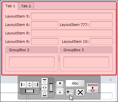 Silverlight WPF Layout Control Customization Toolbar 6