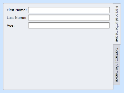 Silverlight Layout Control - Tabbed Group - Custom Style
