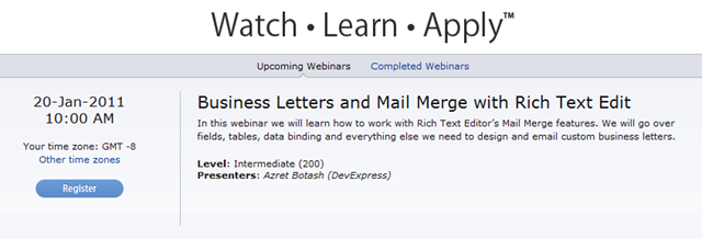 Rich Text Editor Webinar