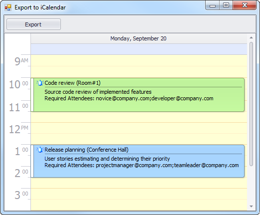 Scheduler - Init Display Text