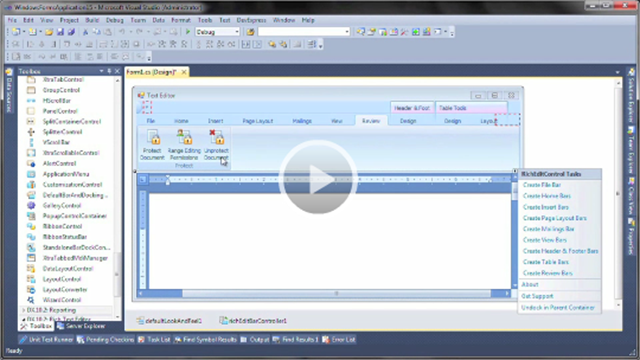 WinForms Text Editor in under a minute WinForms Text Editor in under a minute
