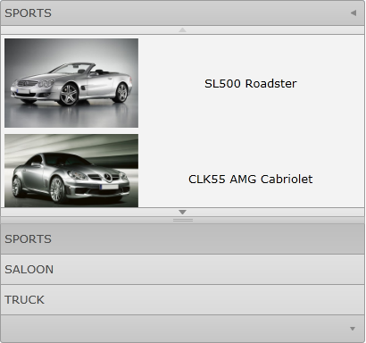 Silverlight NavBar Control - Microsoft Outlook View
