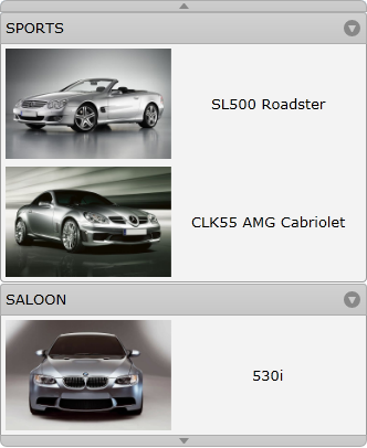 Silverlight NarBar Control - Explorer View