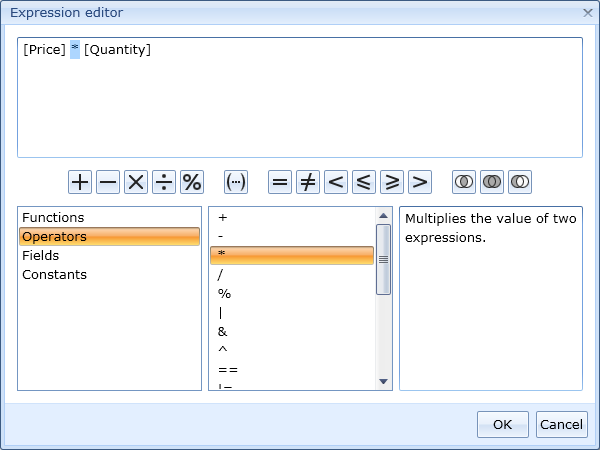 Silverlight Expression Editor