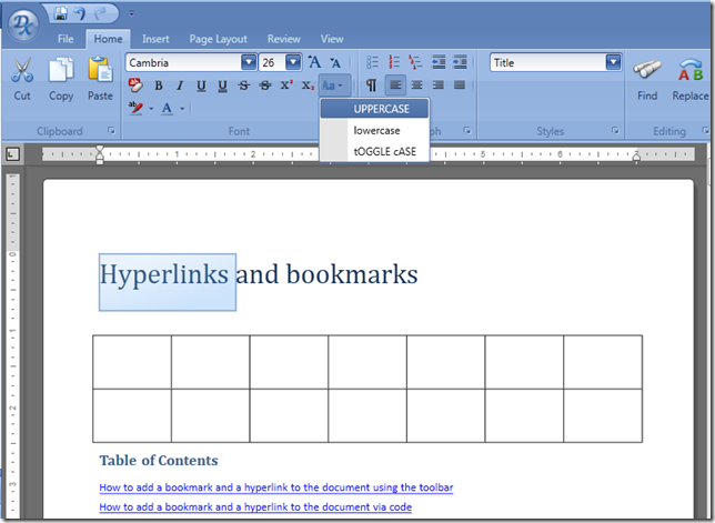 WPF Rich Text Editor & WPF Ribbon Integration