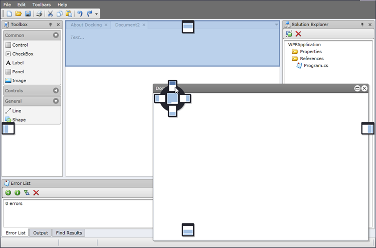 DevExpress_Silverlight_Docking_Panel