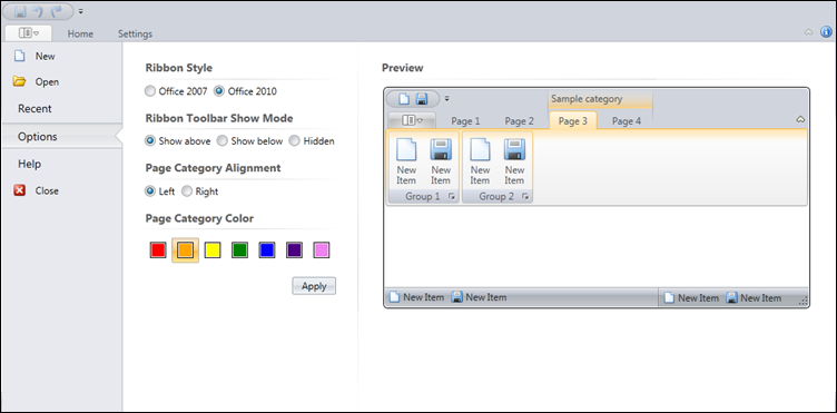 DevExpress_Silverlight_WPF_BackStageView