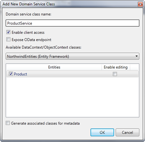 New Domain Service Class