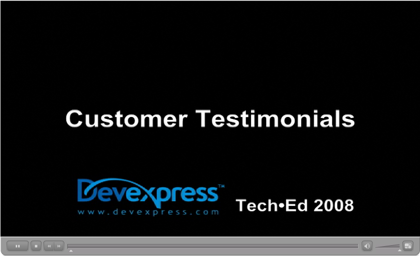 DevExpress Customer Testimonials