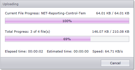 ASP.NET File Upload Control Multiple File Progress