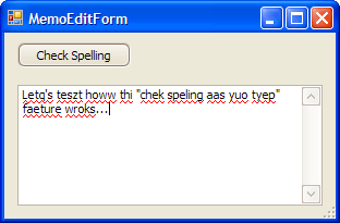 Check spelling as you type