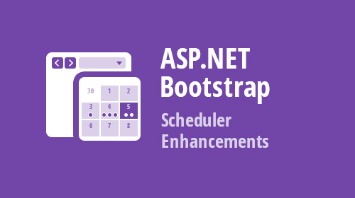 ASP.NET Bootstrap Scheduler - UI Enhancements for Mobile Devices