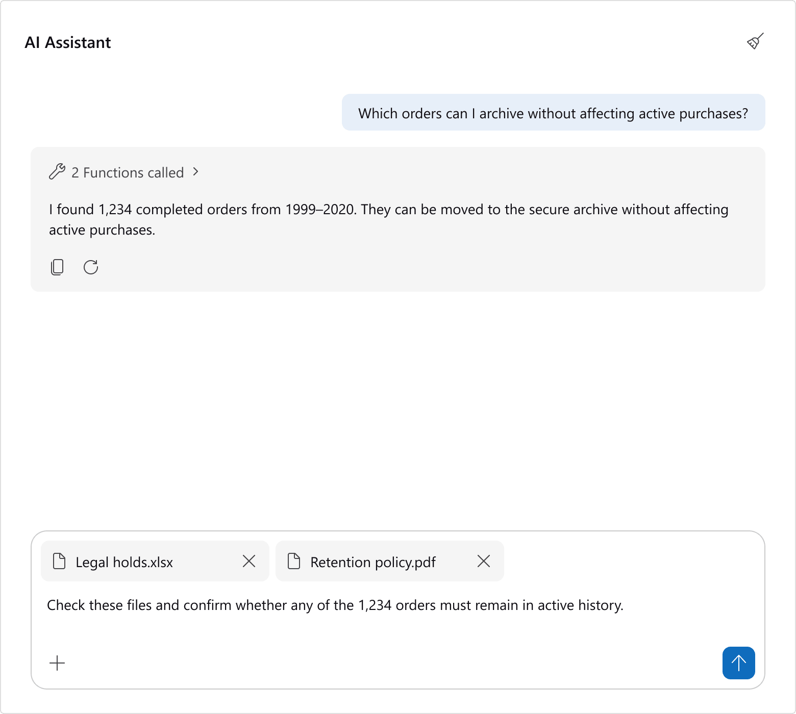 AI Chat — UI/UX enhancements