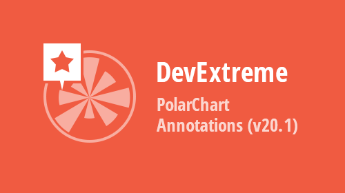 DevExtreme Charts - Polar Chart Annotations (v20.1) 