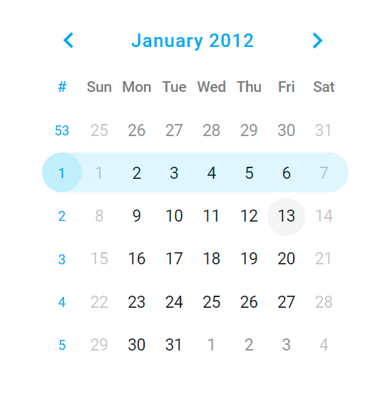 devextreme-calendar-for-angular-react-vue-and-jquery-show-week