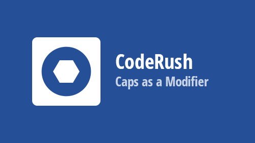 CodeRush 21.2.5 for Visual Studio – Caps as a Shortcut Modifier