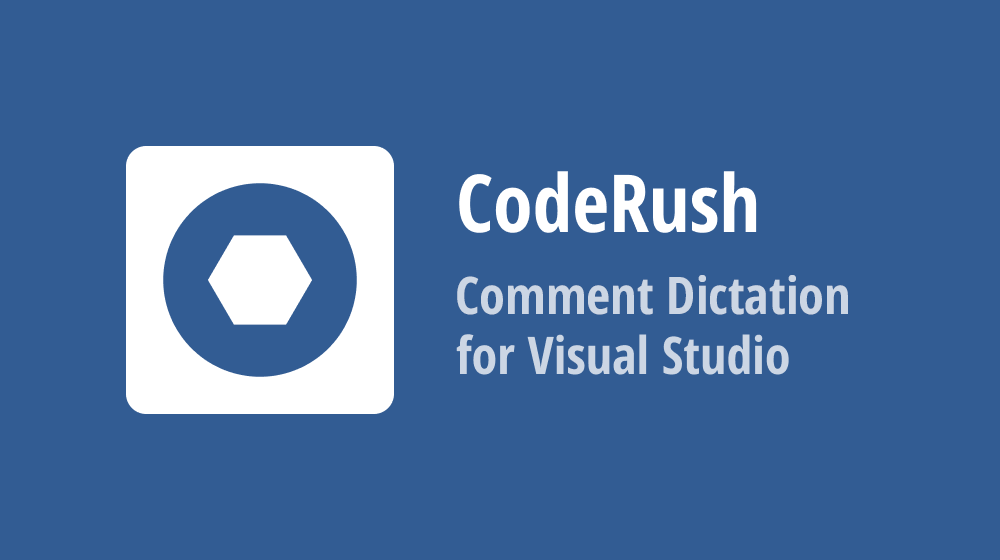 Comment Dictation in CodeRush for Visual Studio