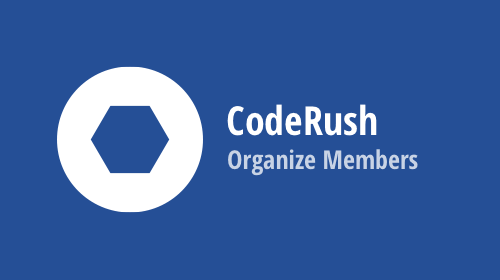 CodeRush – Organize Members