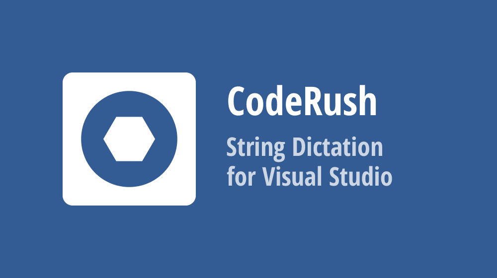 String Dictation in CodeRush for Visual Studio
