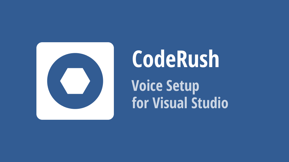 Voice Setup in CodeRush for Visual Studio