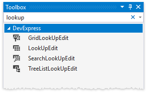 WinForms Lookup Controls on Toolbox