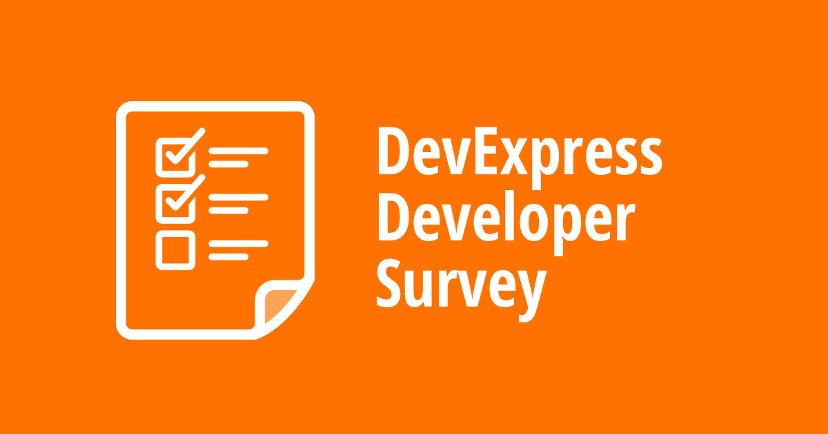 DevExpress Developer Survey — AI Impact, Regulatory Compliance, Upgrade ...