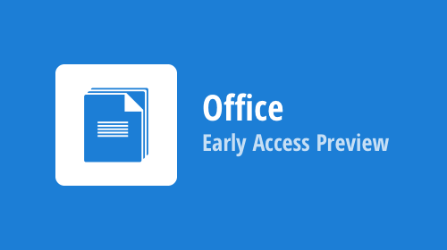 Office Inspired Controls and File API – Early Access Preview (v19.2)