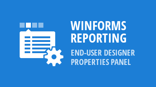 WinForms - Reporting - End-User Designer Properties Panel (v18.2)